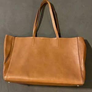Banana republic leather work bag used condition